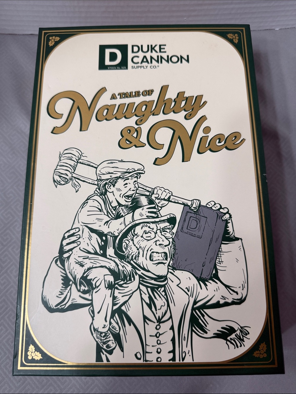 Duke Cannon A Tale of Naughty & Nice Soap in Decorative Box 4 Whimsical Bars New